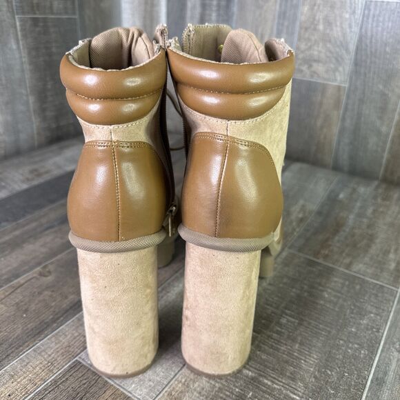 Jessica‎ Simpson Orielle Platform Bootie Women’s Size 9.5 Color Taupe - Picture 4 of 9